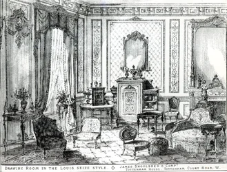 Salon in Louis Seize-stijl